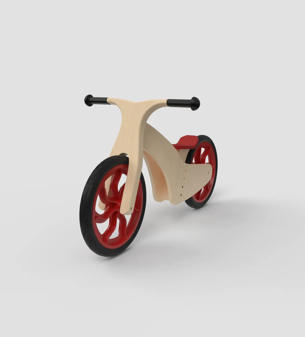 Balance Bike render five