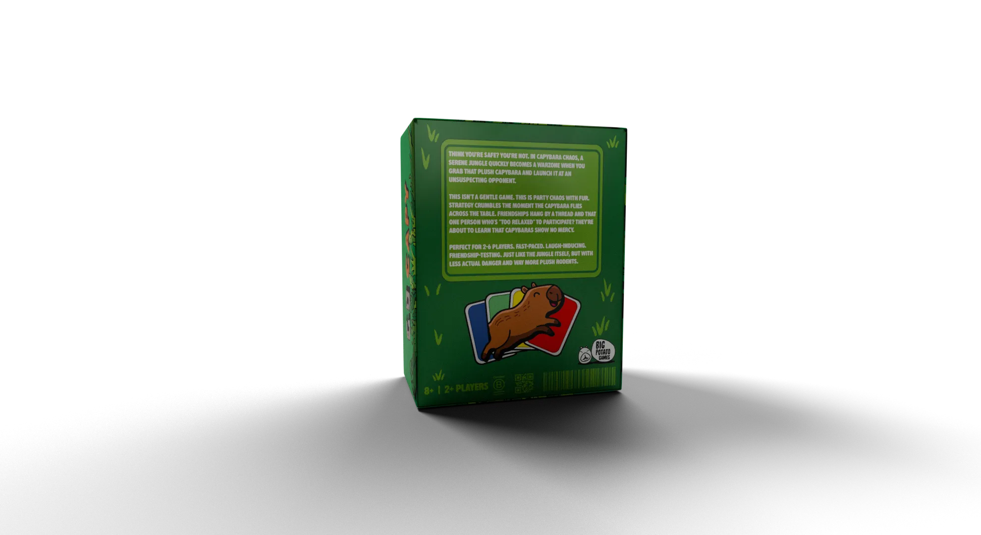 Back of the Go Capy game box