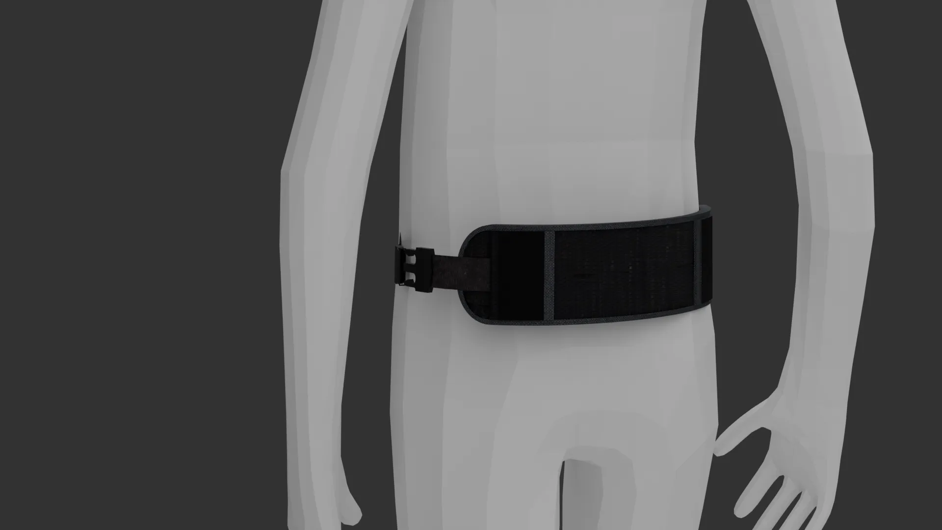 RunIt running belt rear body view
